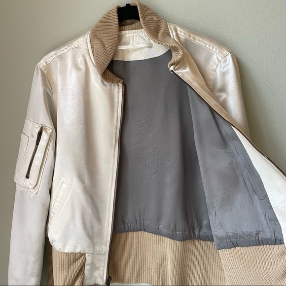 Embroidered bomber jacket, Twelfth Street by Cynthia Vincent | size small Petite - Picture 5 of 10